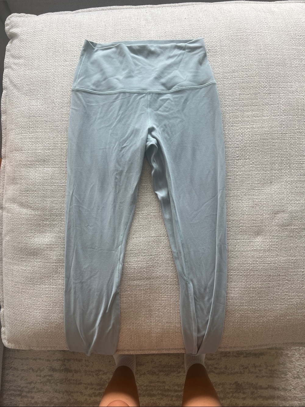 lululemon athletica women Pale Blue High-Rise Leggings